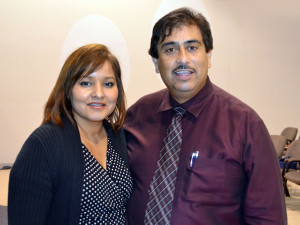 Suzanne and evangelist Natividad Páiz Jr.